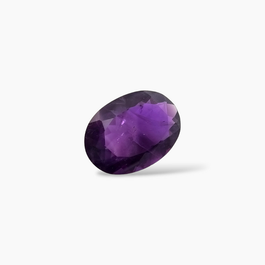 loose Natural Purple Amethyst  Stone 4.97 Carats Oval ( 14x10 mm)