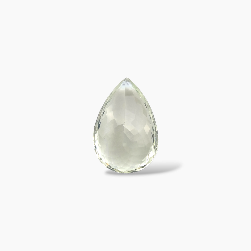 loose Natural Green Amethyst  Stone 42.87 Carats Pear  ( 30x20 mm) 