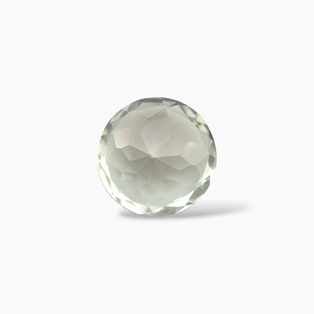 online Natural Green Amethyst  Stone 5.76 Carats Round ( 12 mm) 