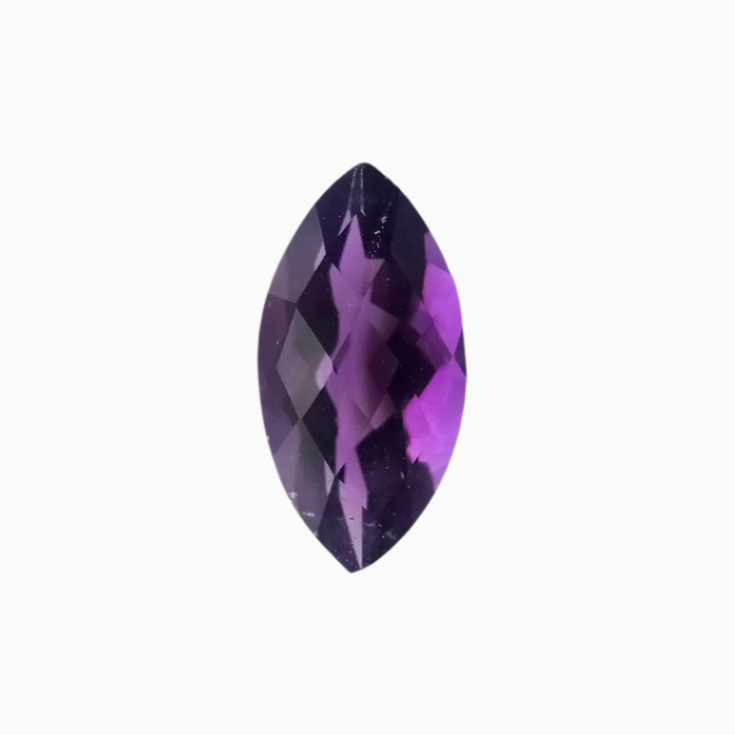 buy Natural Purple Amethyst  Stone 2.7 Carats Marquise ( 14x7 mm)