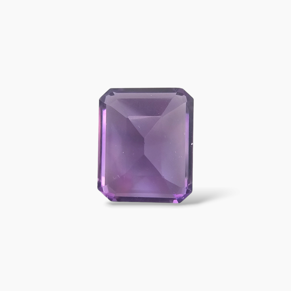 loose Natural Purple Amethyst  Stone 2.54 Carats Emerald Cut( 9.5X8 mm)