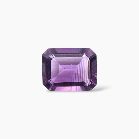 buy Natural Purple Amethyst  Stone 2.84 Carats Emerald Cut( 10x8 mm)