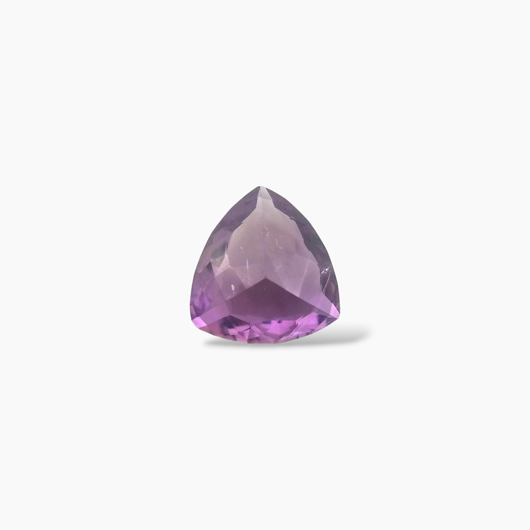online Natural Purple Amethyst  Stone 3.3 Carats Trilliant Cut( 11x10.5 mm)