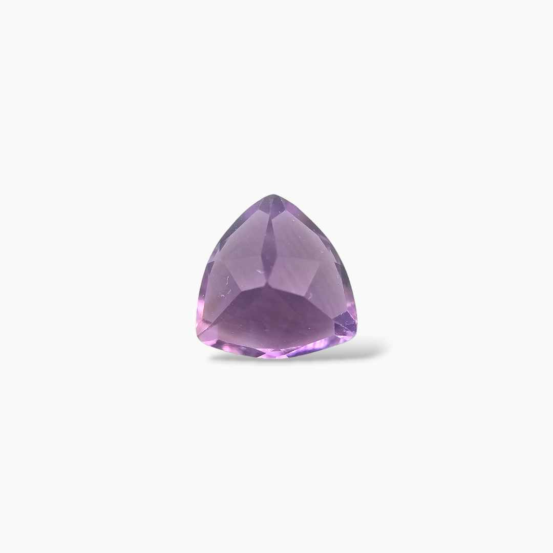 loose Natural Purple Amethyst  Stone 2.37 Carats Trilliant Cut( 9 mm)