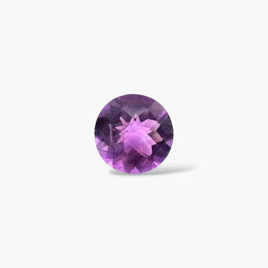 buy Natural Purple Amethyst  Stone 3.2 Carats Round ( 10 mm)