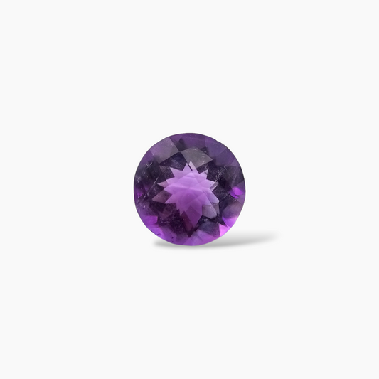 buy Natural Purple Amethyst  Stone 3.53 Carats Round ( 10 mm)