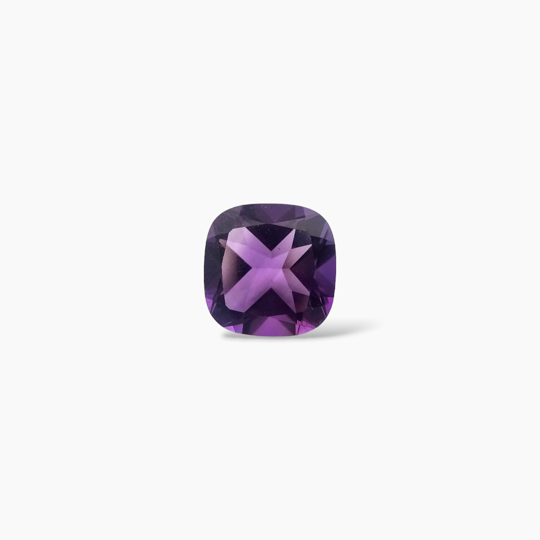 buy Natural Purple Amethyst  Stone 2.2 Carats Cushion Cut( 8 mm)
