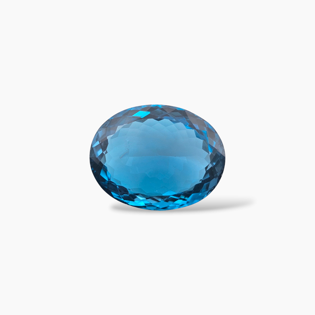 buy Natural London Blue Topaz Stone 30 Carats Oval Shape  (22.5x17.6 mm )
