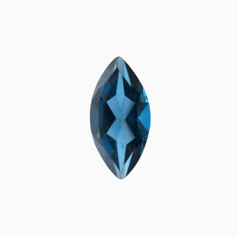 buy Natural London Blue Topaz Stone 2.25 Carats Marquise Shape (12x6 mm ) 