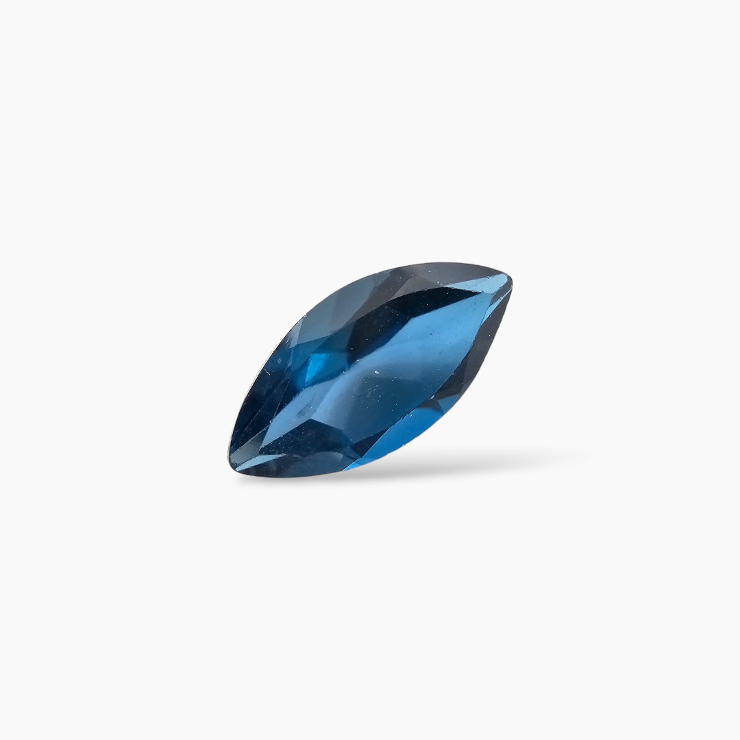 shop Natural London Blue Topaz Stone 2.25 Carats Marquise Shape (12x6 mm )