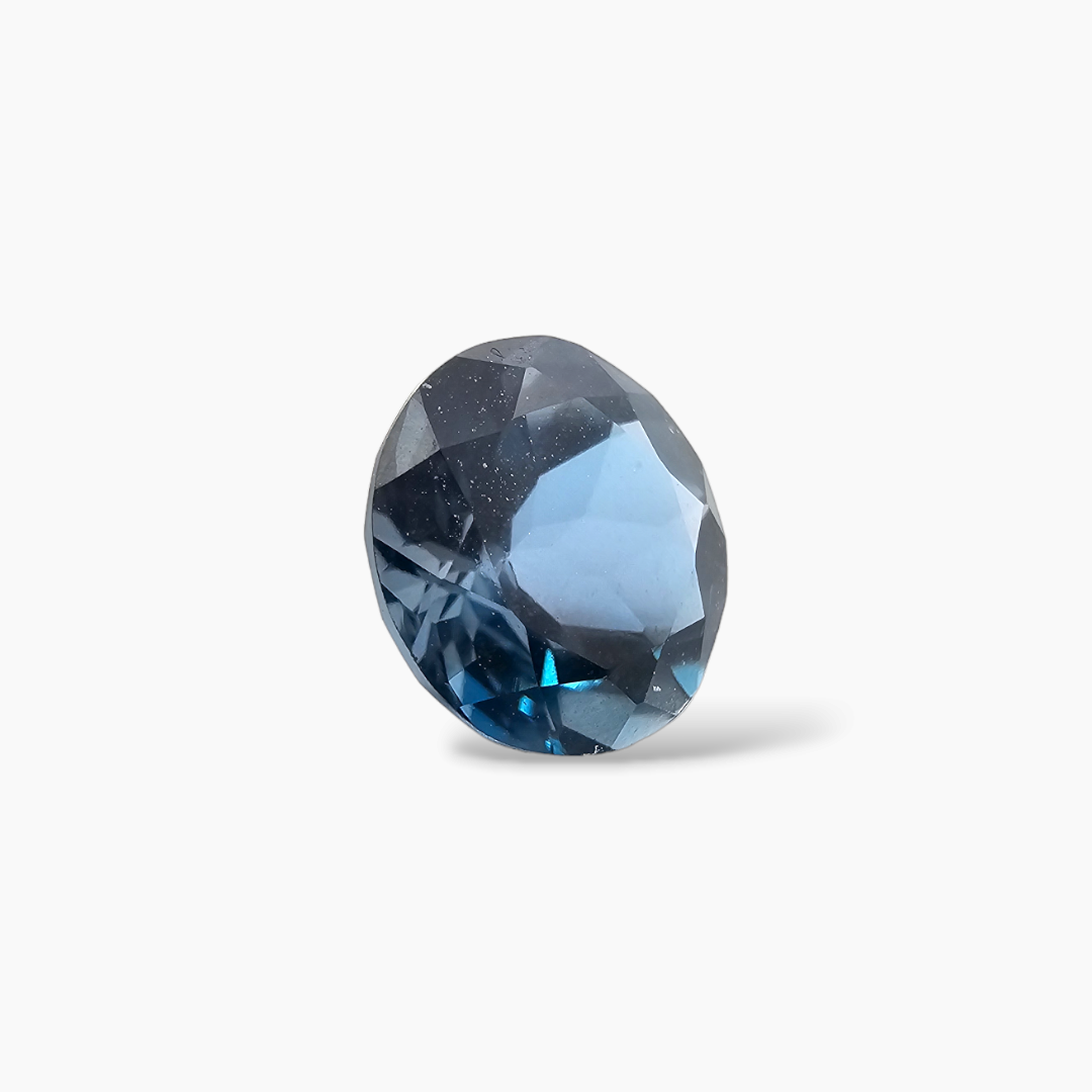shop Natural London Blue Topaz Stone 2.3 Carats Round Shape (8 mm )