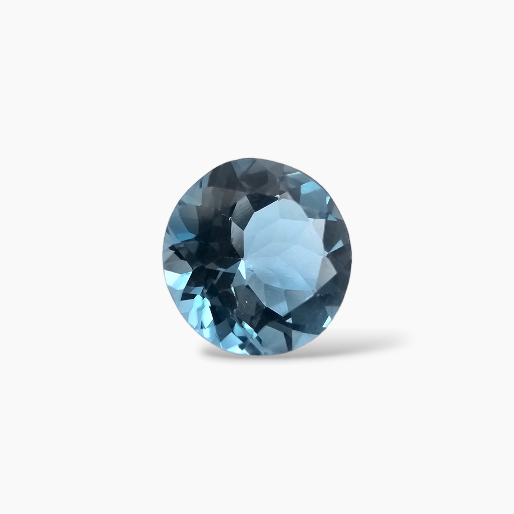 shop Natural London Blue Topaz Stone 2.8 Carats Round Shape (9 mm )