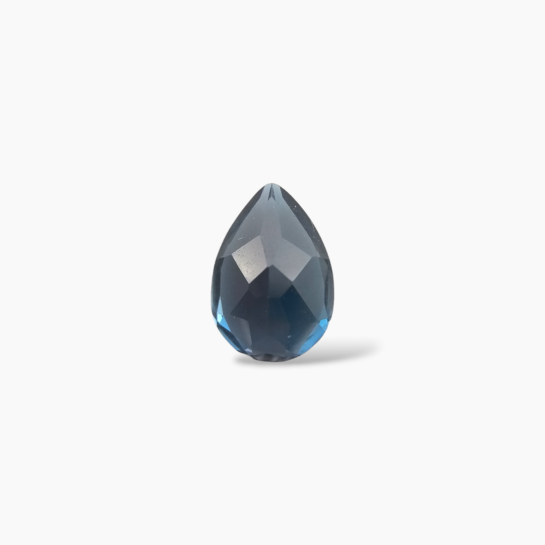 online Natural London Blue Topaz Stone 1.61 Carats Pear Shape  ( 9x6 mm )