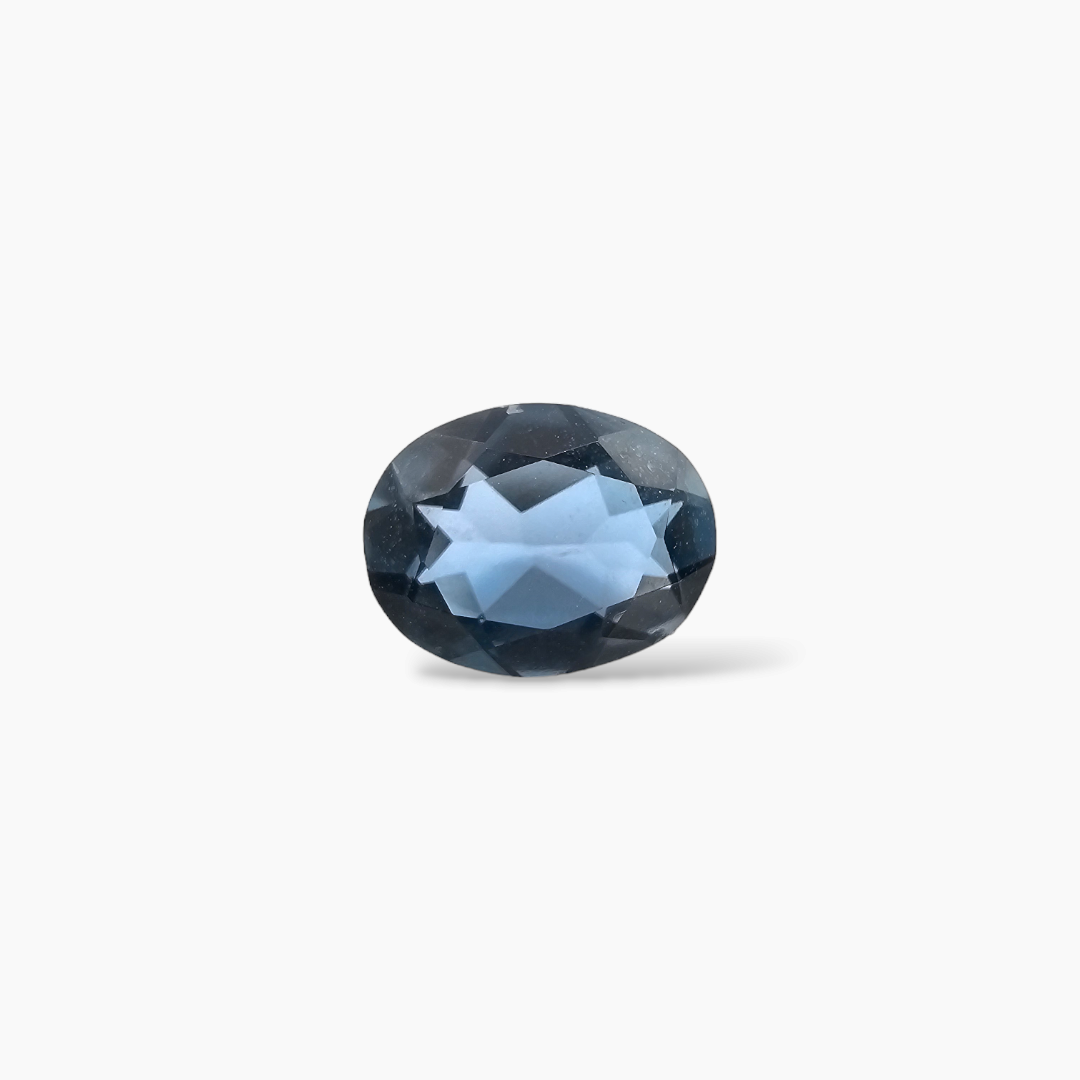 online Natural London Blue Topaz Stone 1.15 Carats Oval Shape  ( 8x6 mm )