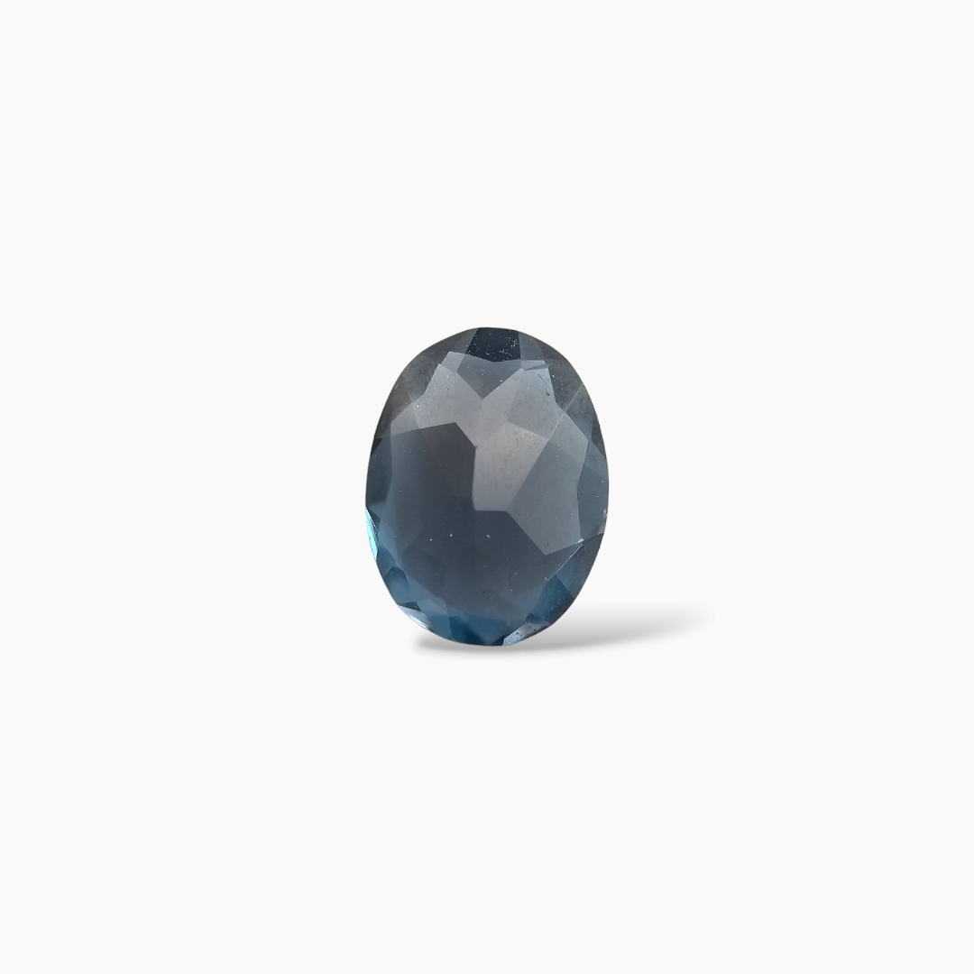 buy Natural London Blue Topaz Stone 1.15 Carats Oval Shape  ( 8x6 mm )