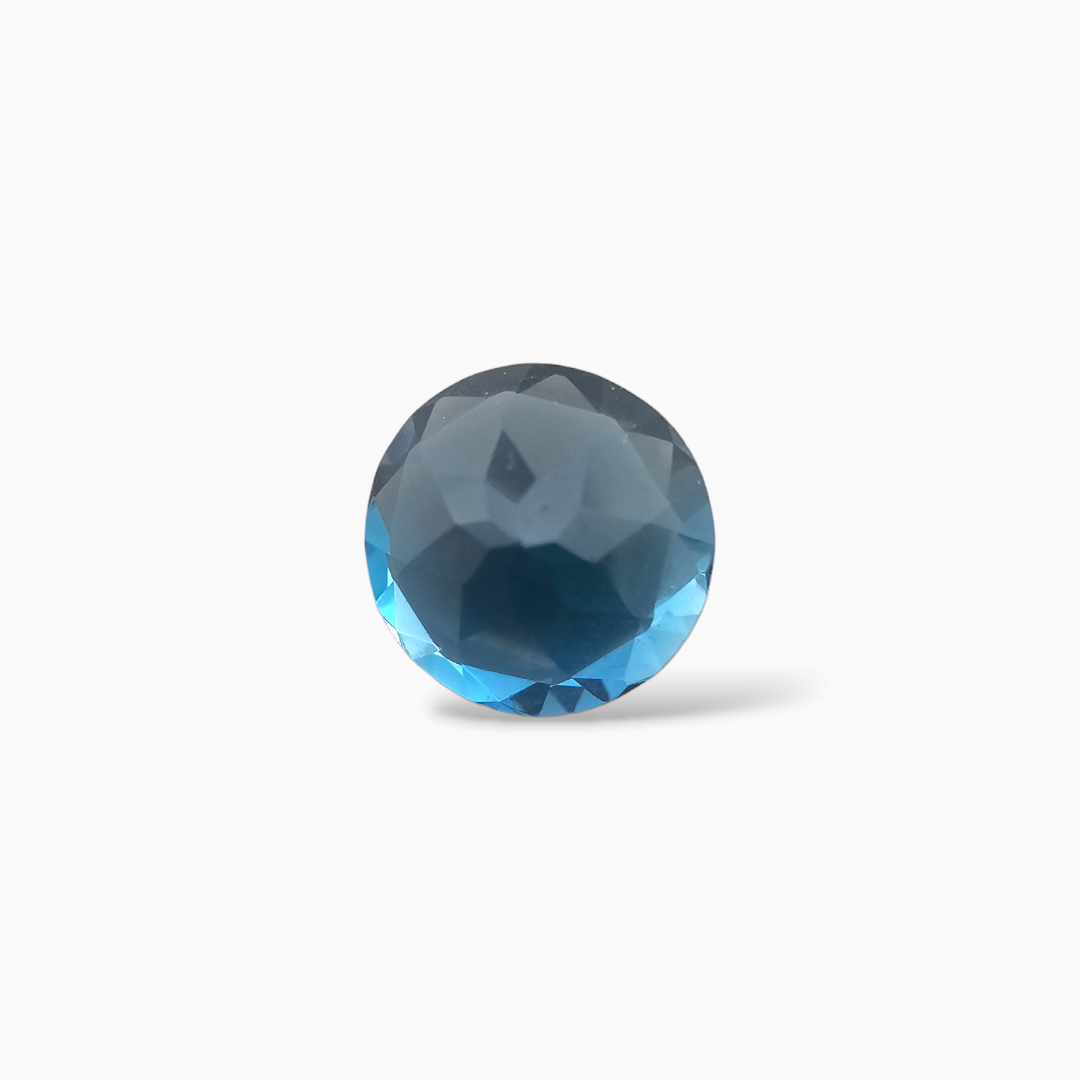online Natural Swiss Blue Stone 2.14  Carats Round Shape (8 mm )