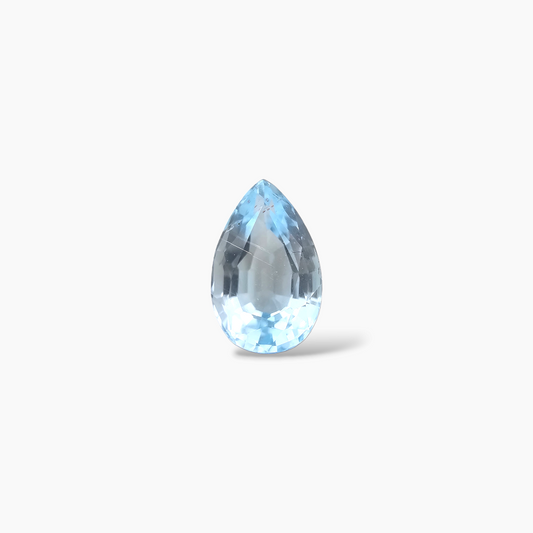 buy Natural Sky Blue Topaz Stone 3.41 Carats Pear Shape  ( 11x7 mm )