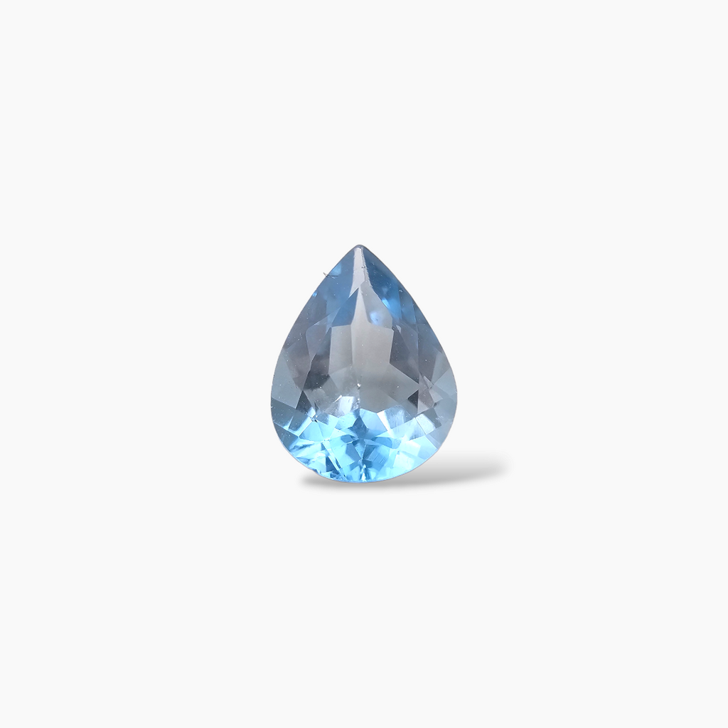 Natural Sky Blue Topaz Stone 1.75 Carats Pear Shape  ( 9.5x7 mm )