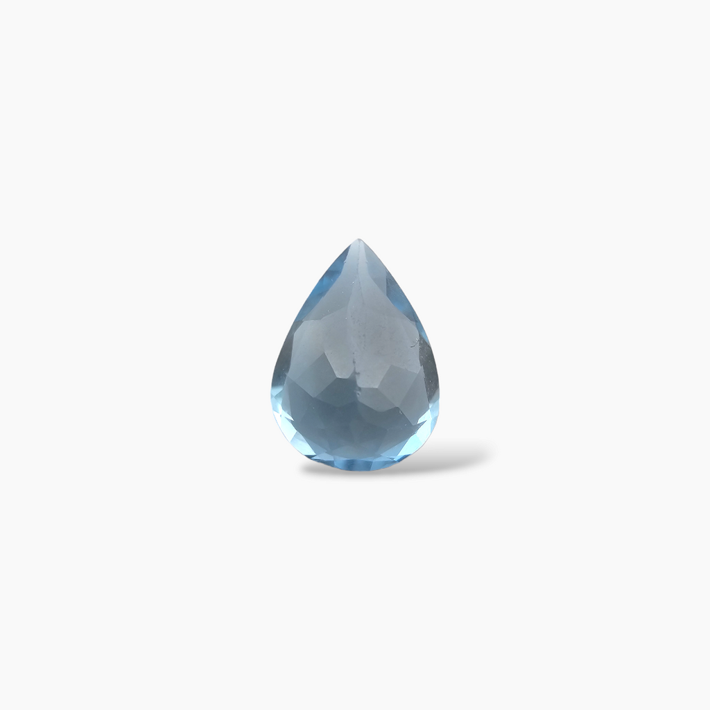loose Natural Sky Blue Topaz Stone 1.75 Carats Pear Shape  ( 9.5x7 mm ) 