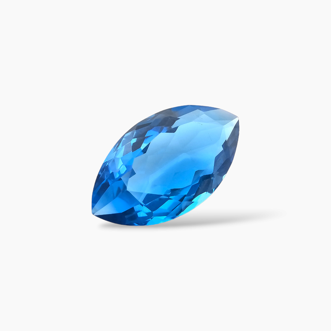 shop Natural Swiss Blue Topaz Stone 26.64 Carats Marquise Shape  ( 27x15 mm )