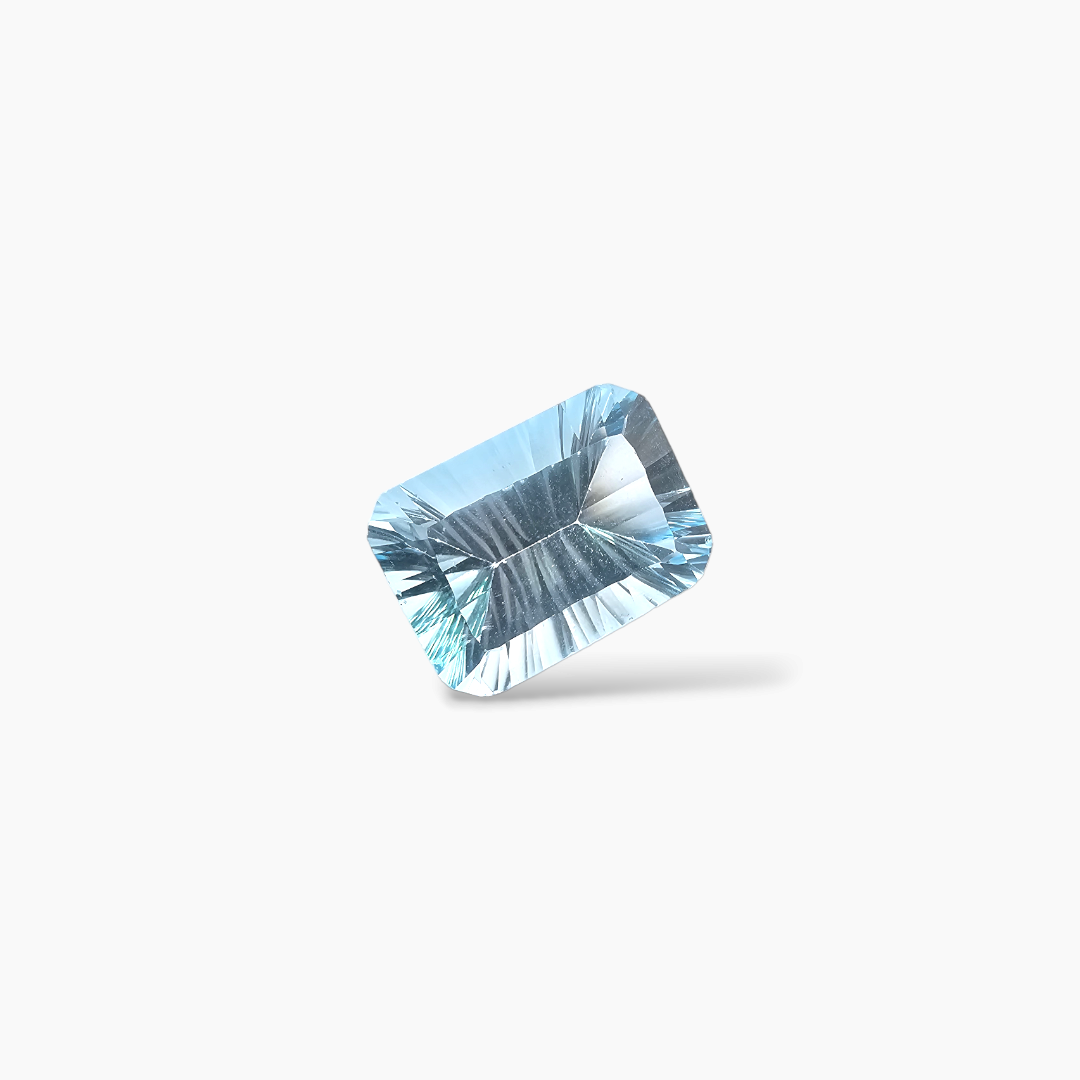 shop Natural Sky Blue Topaz Stone 8.20  Carats Emeraldcut Shape  ( 14x10 mm )