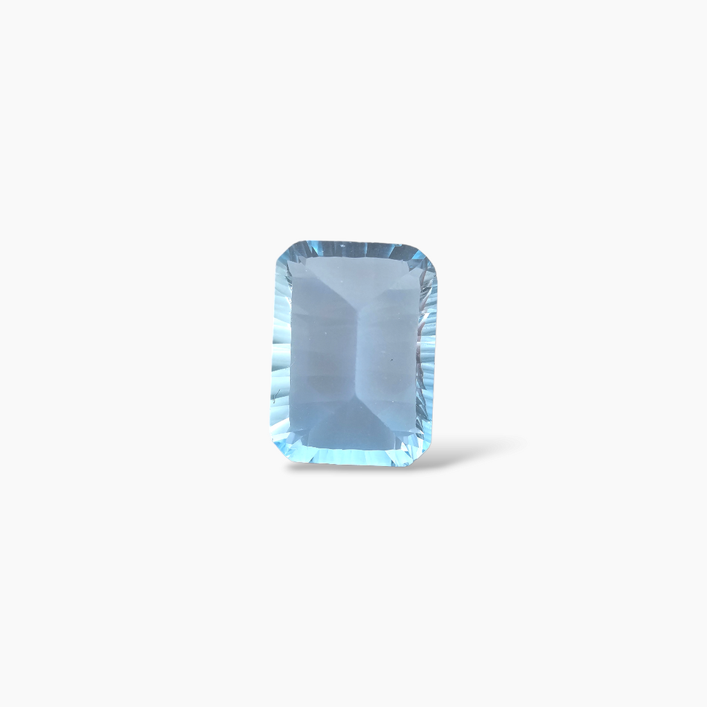 loose Natural Sky Blue Topaz Stone 8.20  Carats Emeraldcut Shape  ( 14x10 mm )