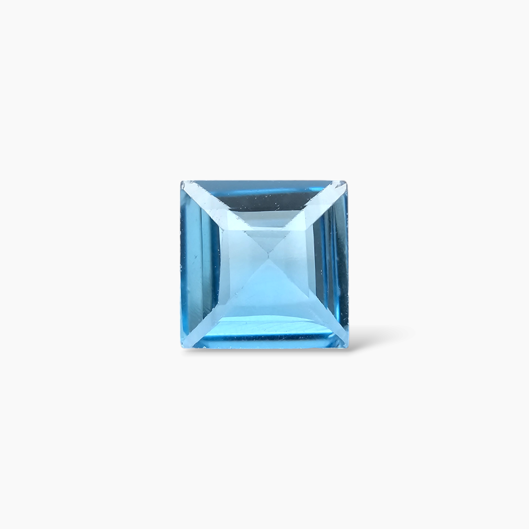 shop Natural Swiss Blue Topaz Stone 1.10 Carats Princess Shape  ( 6 mm )