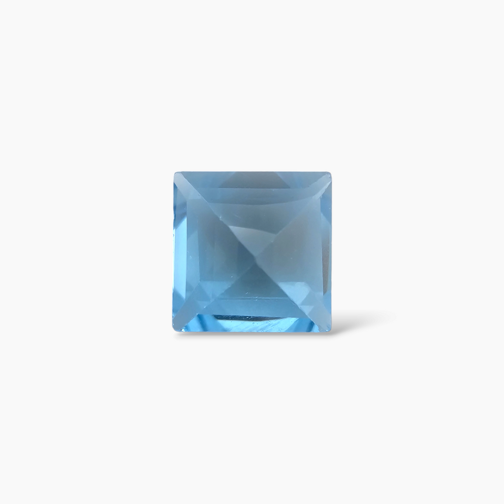 buy Natural Swiss Blue Topaz Stone 1.10 Carats Princess Shape  ( 6 mm )