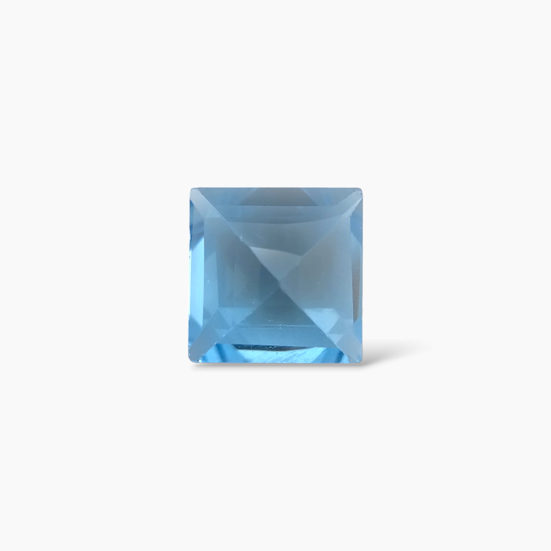 buy Natural Swiss Blue Topaz Stone 1.10 Carats Princess Shape  ( 6 mm )