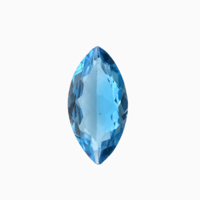 buy Natural Swiss Blue Topaz Stone 1.66 Carats Marquise Shape  ( 12x6 mm ) 