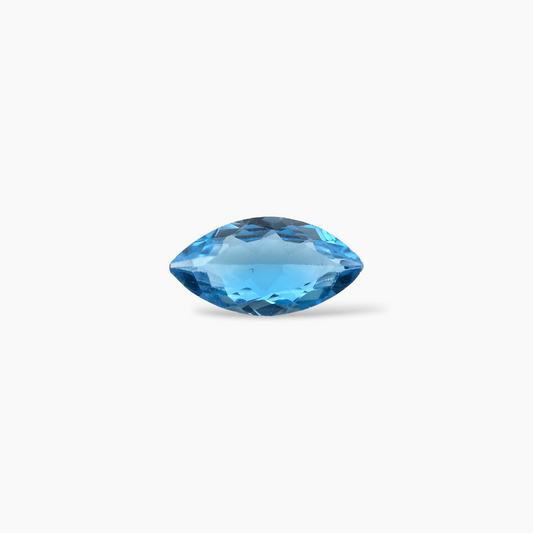 buy Natural Swiss Blue Topaz Stone 1.66 Carats Marquise Shape  ( 12x6 mm ) 