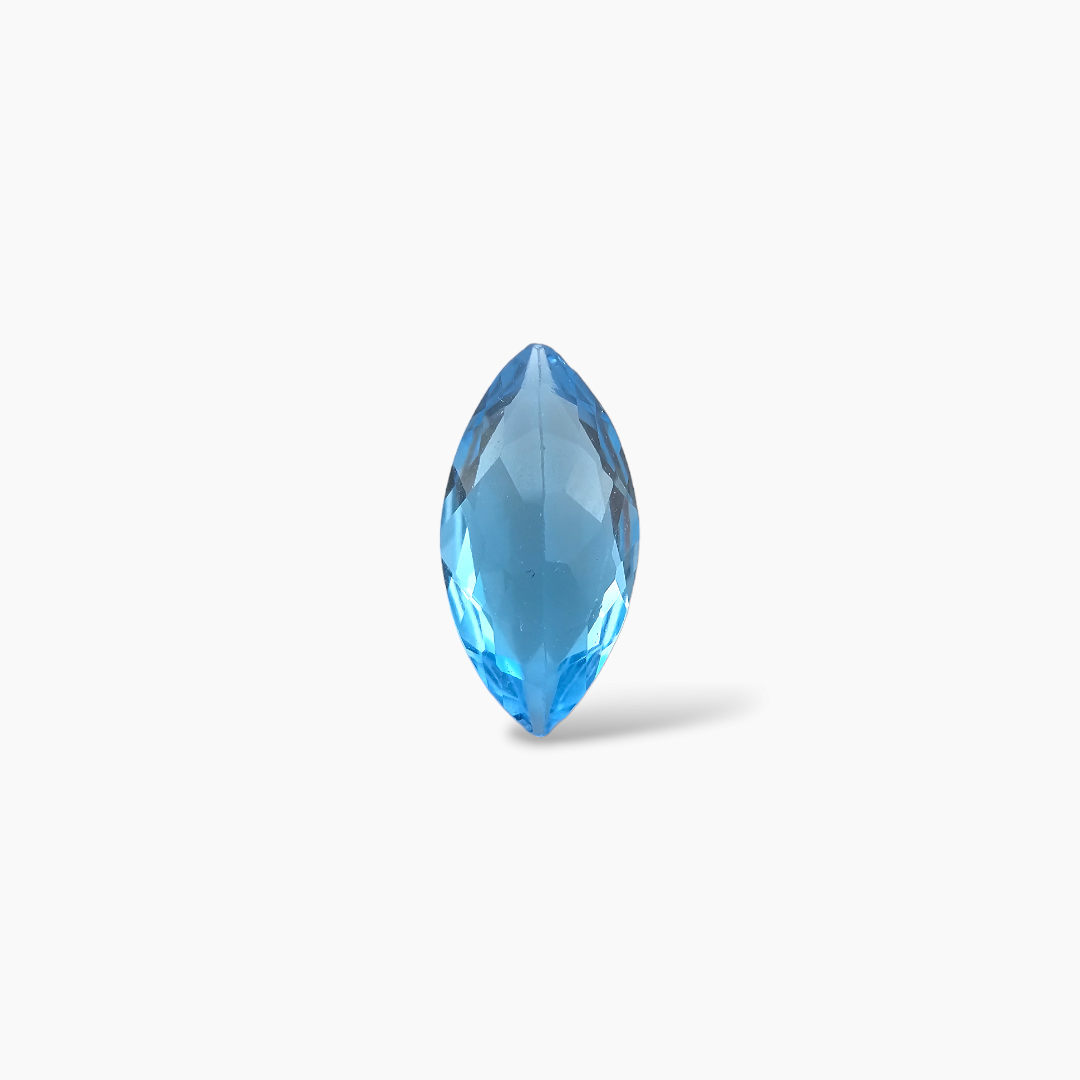 shop Natural Swiss Blue Topaz Stone 1.66 Carats Marquise Shape  ( 12x6 mm )]
