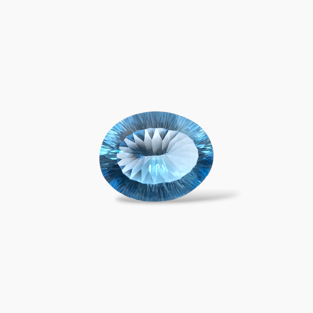 buy Natural Swiss Blue Topaz Stone 30 Carats Oval Shape  ( 22x17.3 mm )