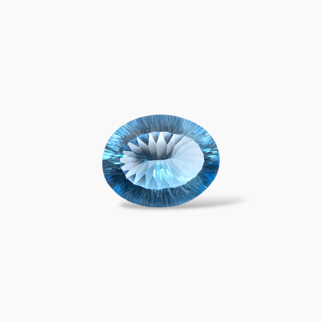 buy Natural Swiss Blue Topaz Stone 30 Carats Oval Shape  ( 22x17.3 mm )