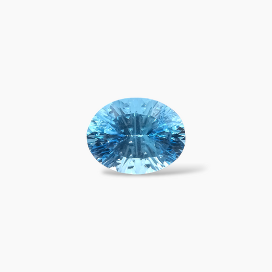buy Natural Swiss Blue Topaz Stone 16.88 Carats Oval Shape  ( 18x14 mm )