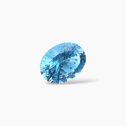 shop Natural Swiss Blue Topaz Stone 16.88 Carats Oval Shape  ( 18x14 mm )