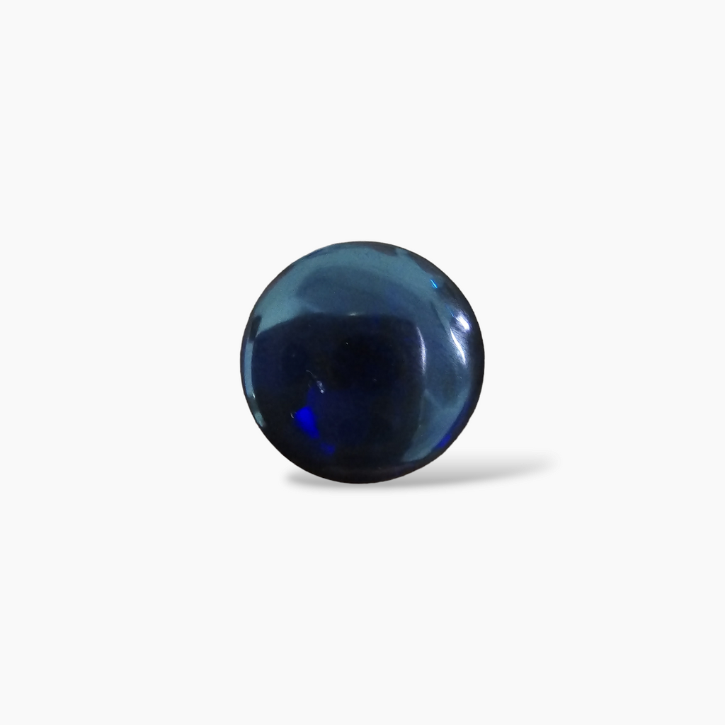 online Natural Black Ethiopian Opal  Stone 10.08 Carats Round Cabochon Shape  ( 15.5  mm )