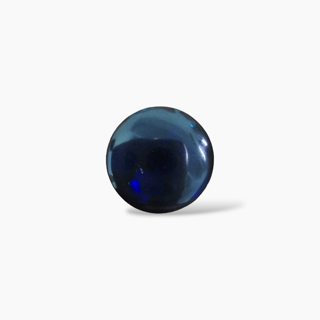 online Natural Black Ethiopian Opal  Stone 10.08 Carats Round Cabochon Shape  ( 15.5  mm )