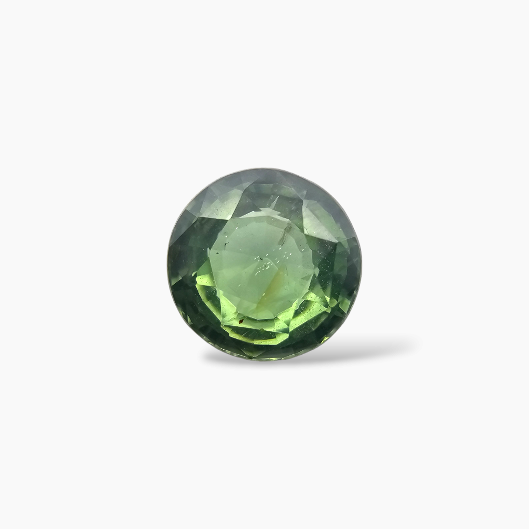 buy Natural Green Zircon Stone 2.11 Carats Round Shape  ( 7.5  mm )