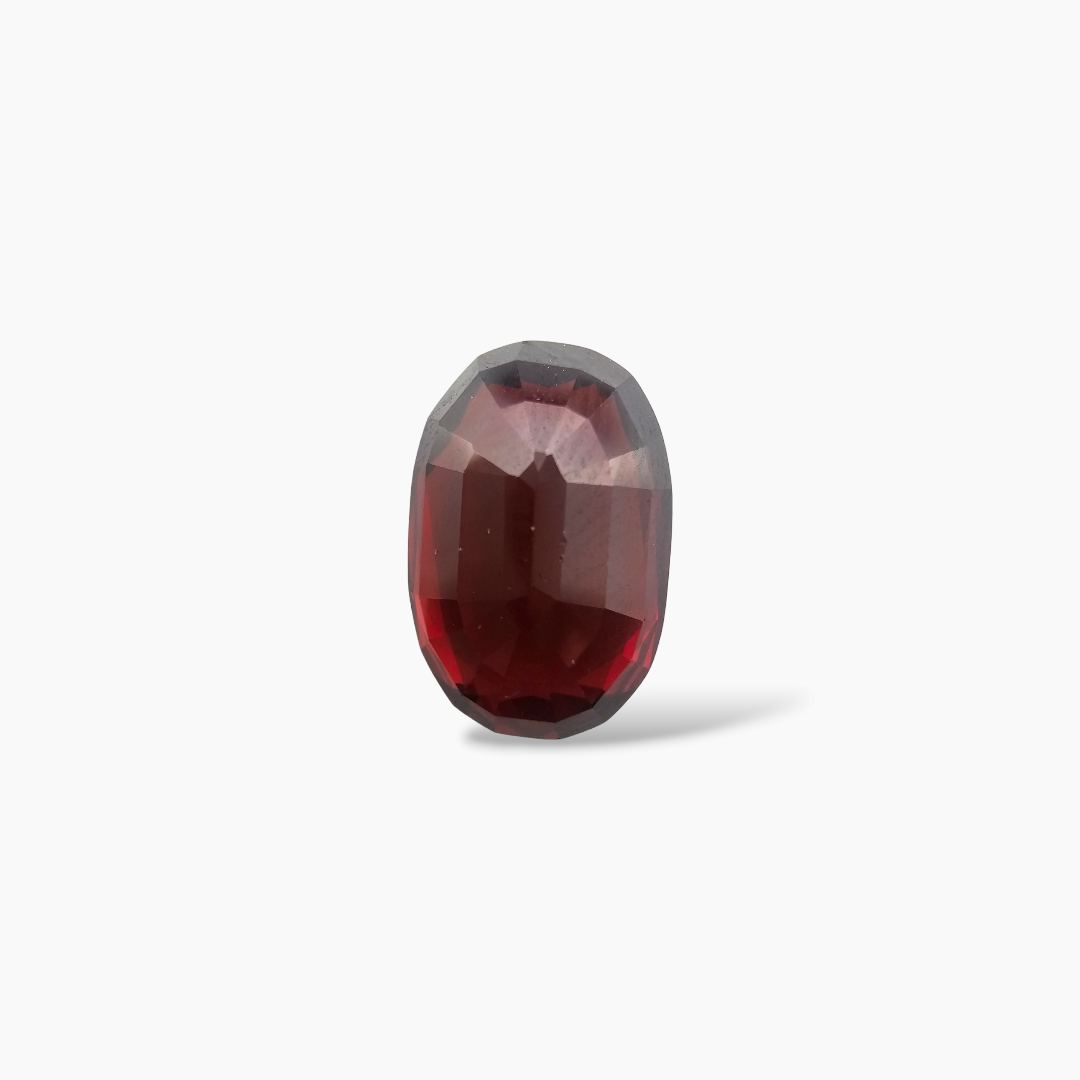 loose Natural Almandine Garnet  Stone 8.5 Carats Oval Shape  ( 14x9.5  mm ) 