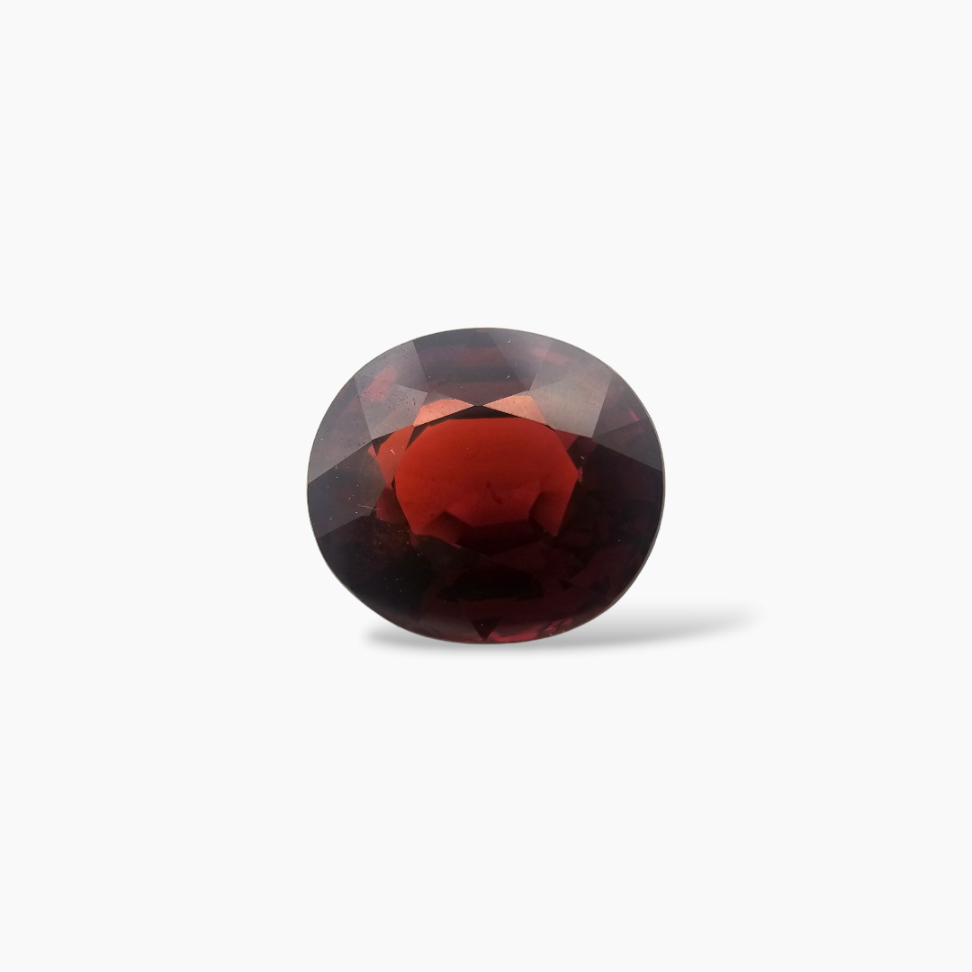 buy Natural Almandine Garnet  Stone 5.36 Carats Oval Shape  ( 10x9 mm )