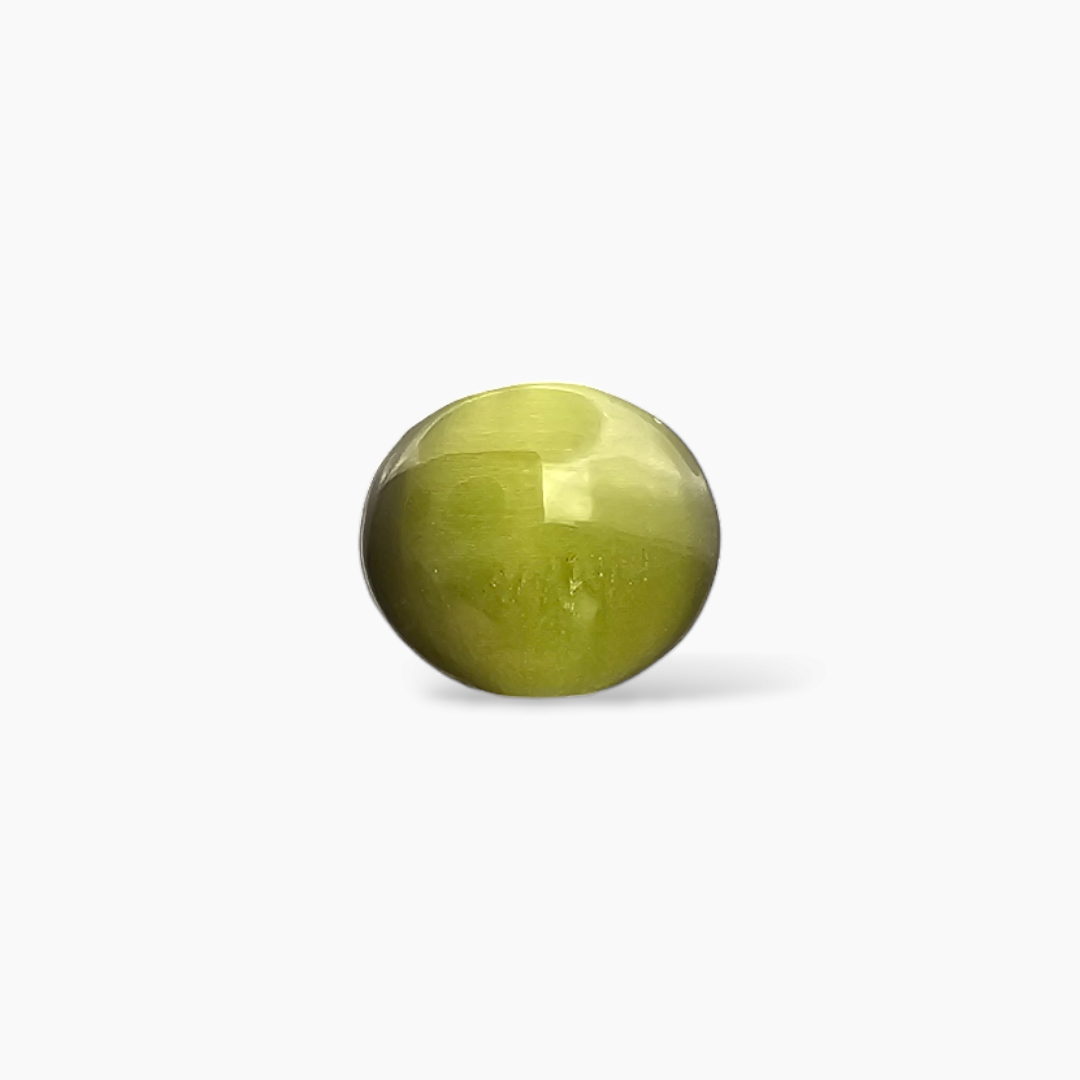 buy Natural Cats Eye  Stone 3.46 Carats Cabochon  ( 10.5x9.3 mm )