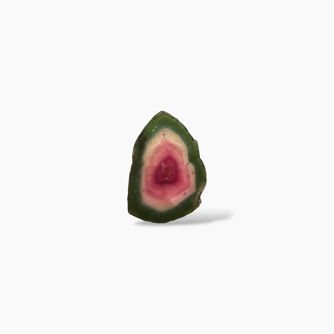 buy Natural Watermelon Tourmaline Stone 3.03 Carats Rough( 12x9 mm )