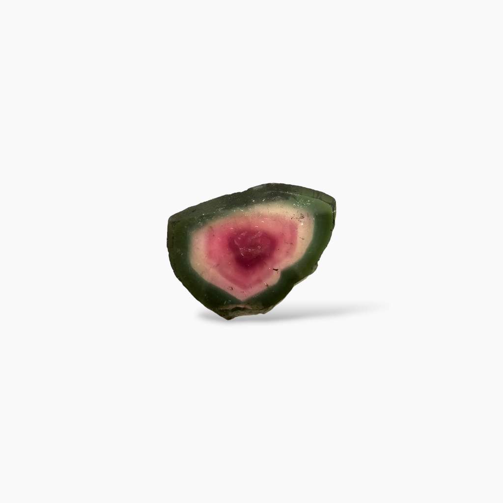 shop Natural Watermelon Tourmaline Stone 3.03 Carats Rough( 12x9 mm )