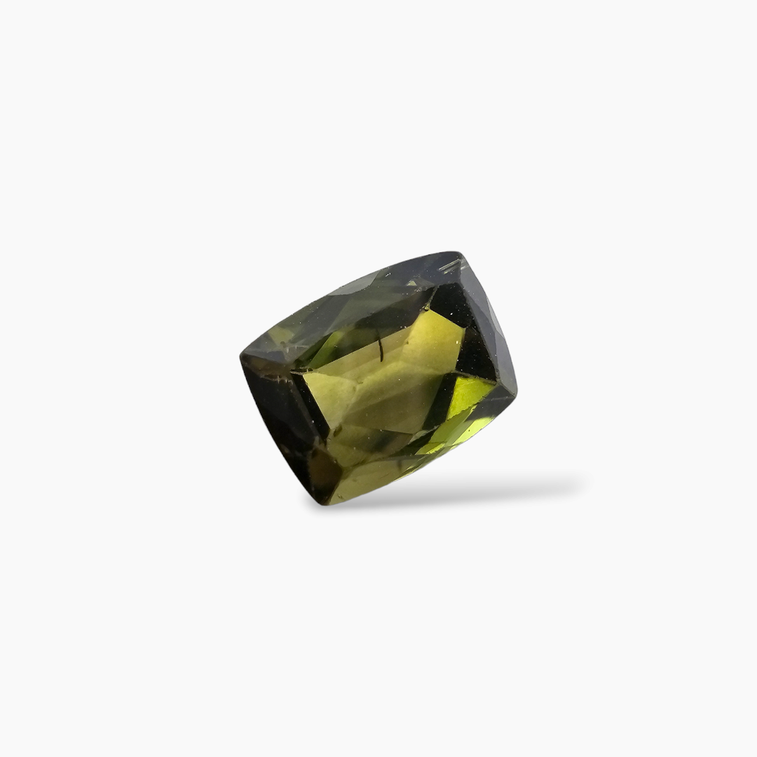 shop Natural Peridot Stone 2.64 Carats Cushion Cut Shape ( 9x7 mm ) 