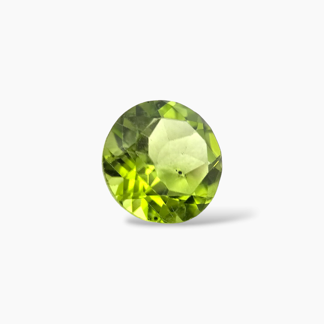 buy Natural Peridot Stone 2.05 Carats Round Cut Shape ( 8 mm )