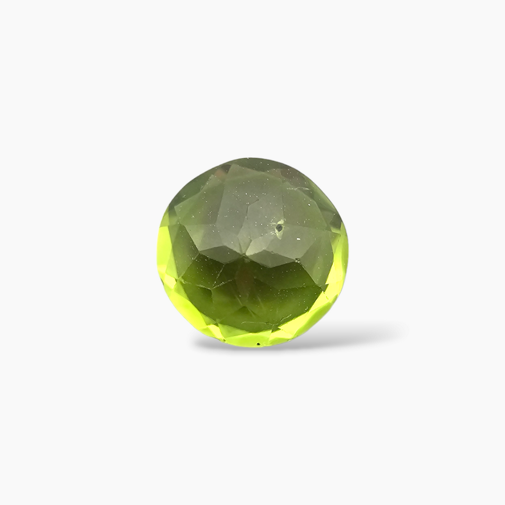online Natural Peridot Stone 2.05 Carats Round Cut Shape ( 8 mm )