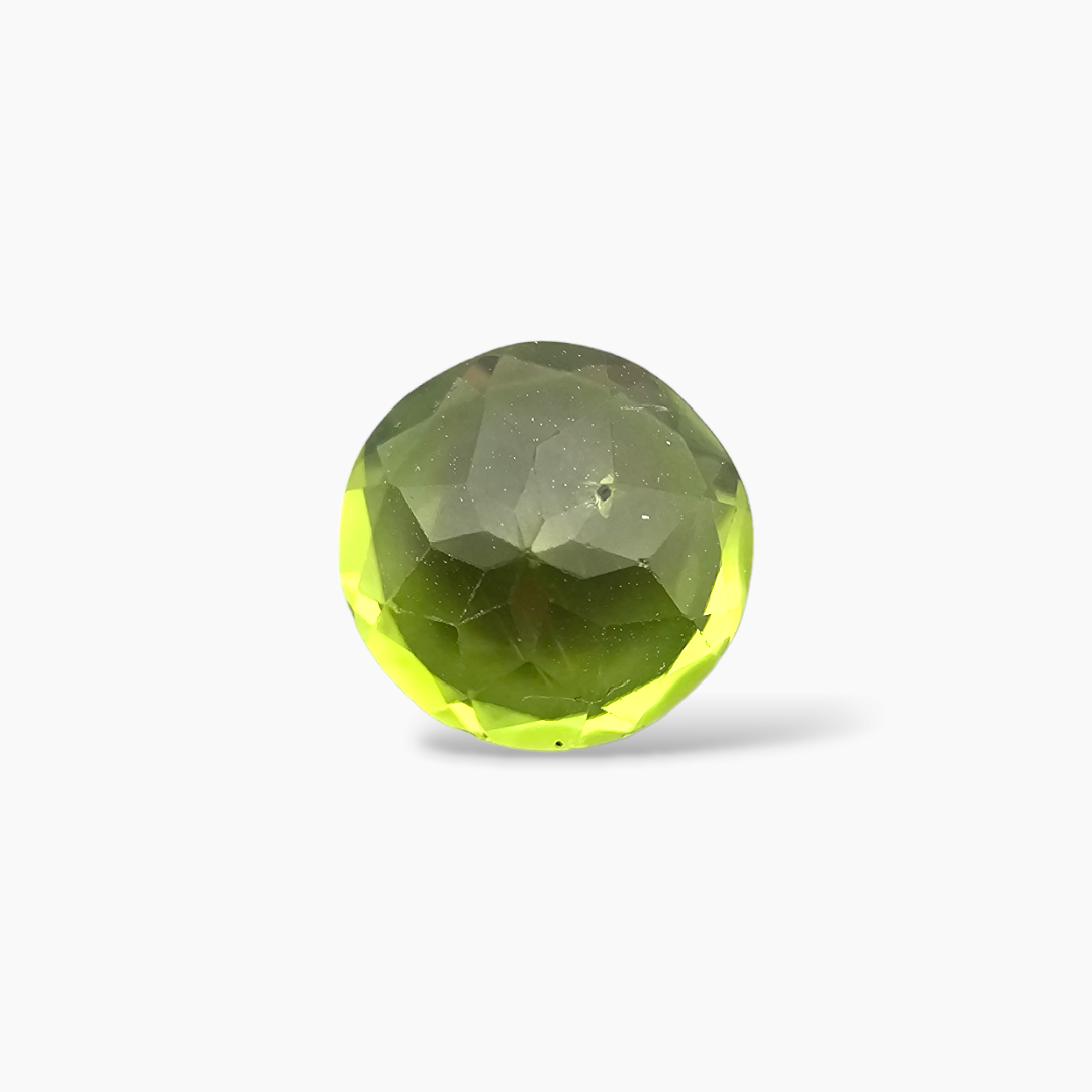 online Natural Peridot Stone 2.05 Carats Round Cut Shape ( 8 mm )