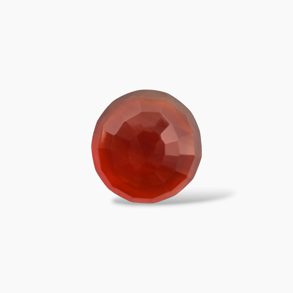 online Natural Agate Aqeeq Stone 5.90 Carats Round Cut Shape ( 12.5 mm )