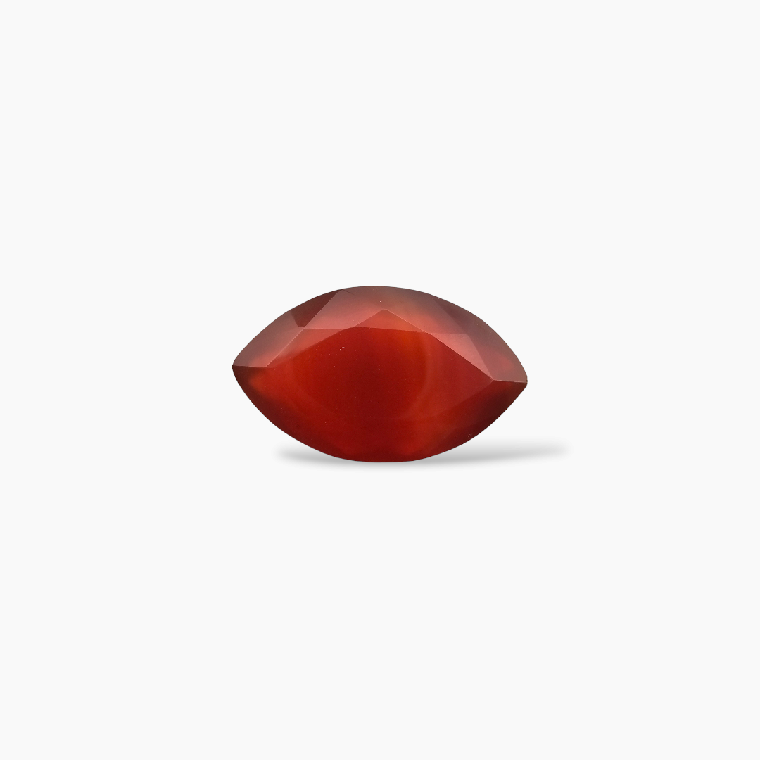 buy Natural Agate Aqeeq Stone 7.06 Carats Marquise Shape ( 17x10.5 mm )